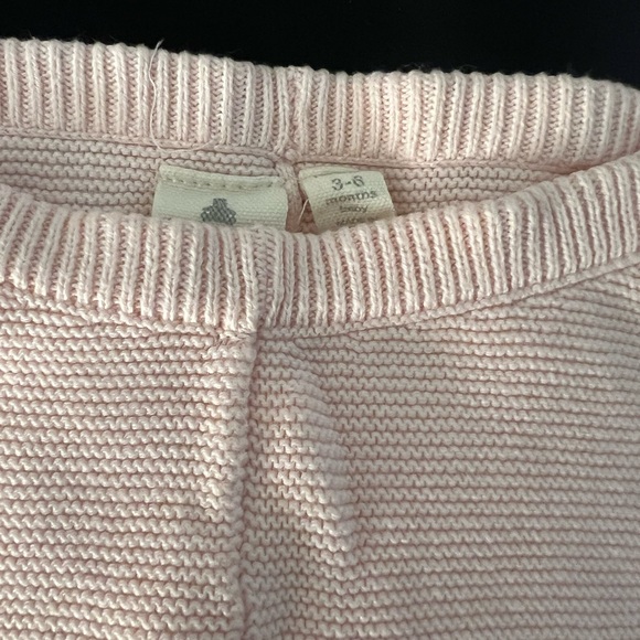 GAP Pink Knit Baby Hoodie and Pants Set - Picture 4 of 5